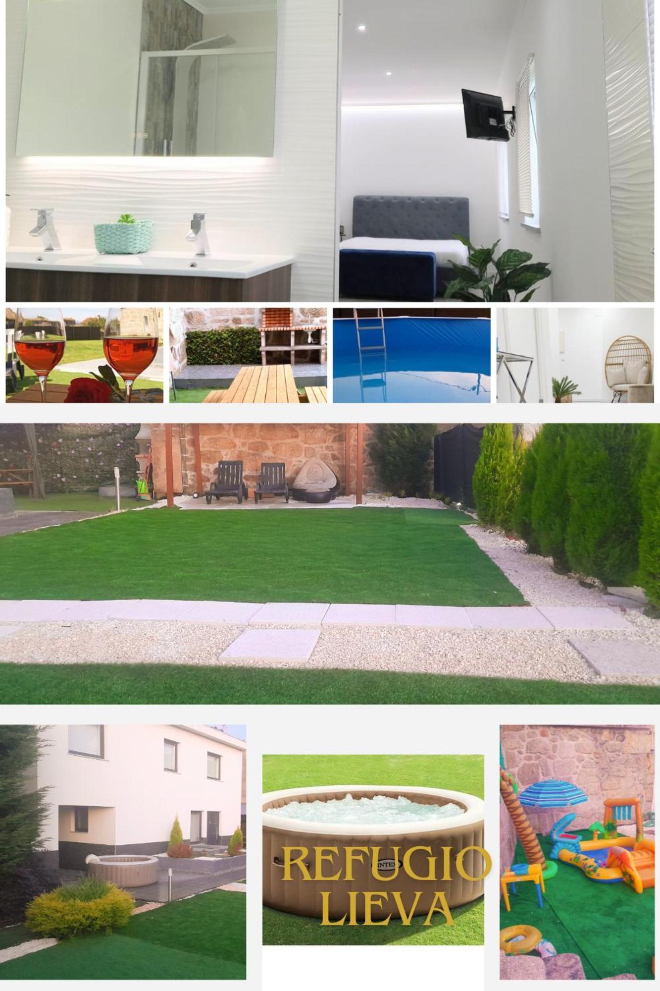 Appartement Casa Incrivel Refugio Lieva ,Piscina , Jacuzzi Exterior E Zona Kids à Nelas Extérieur photo